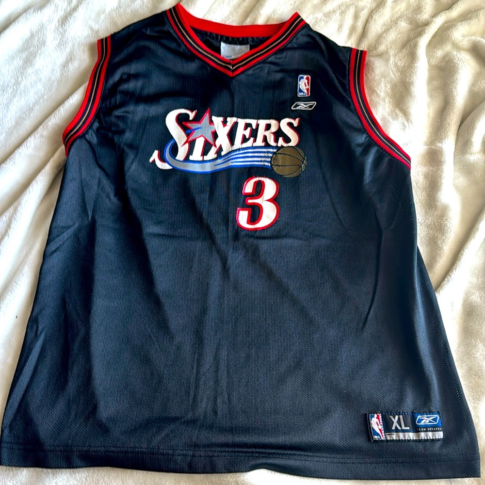 Philadelphia 76ers Allen Iverson jersey Reebok